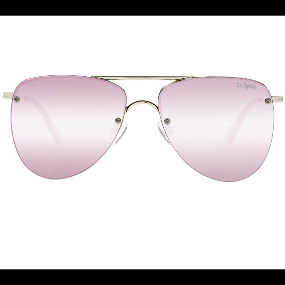 Le Specs Pink Mirrored